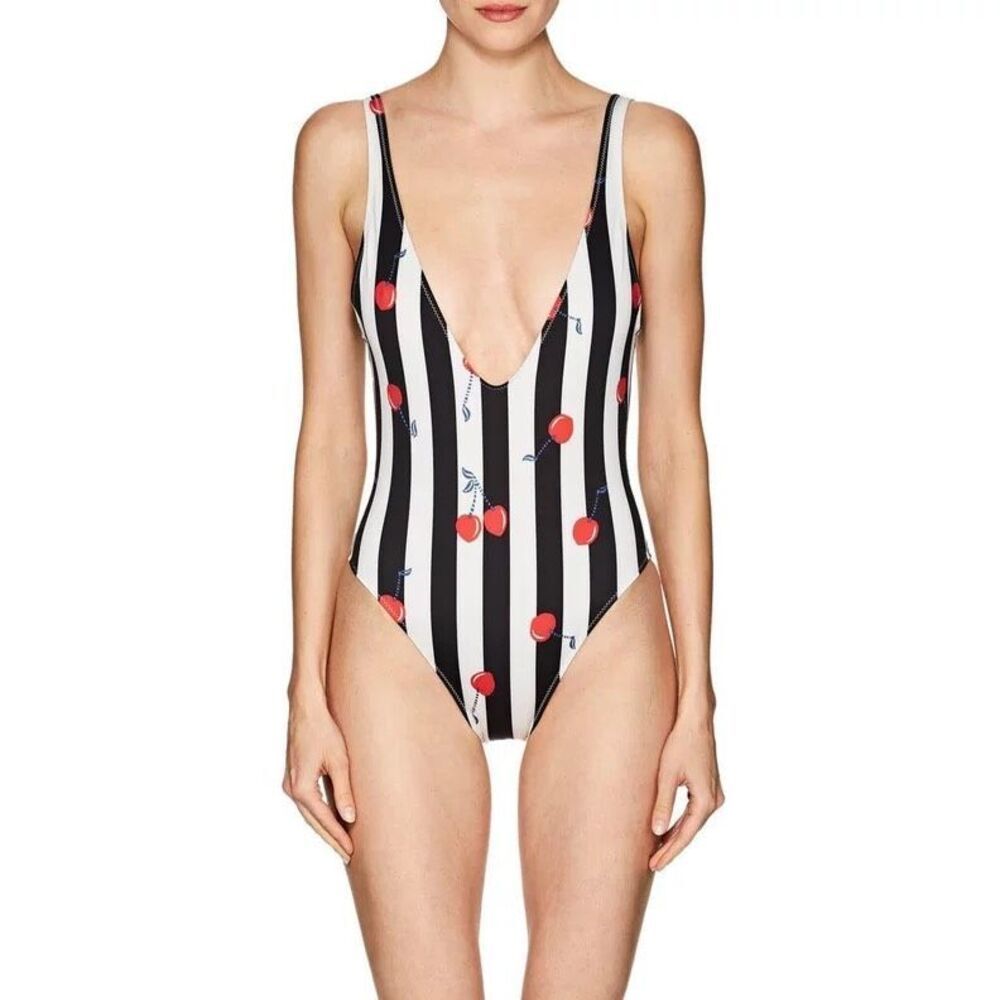 Solid & Striped The Michelle Cherry One-Piece Swimsuit S